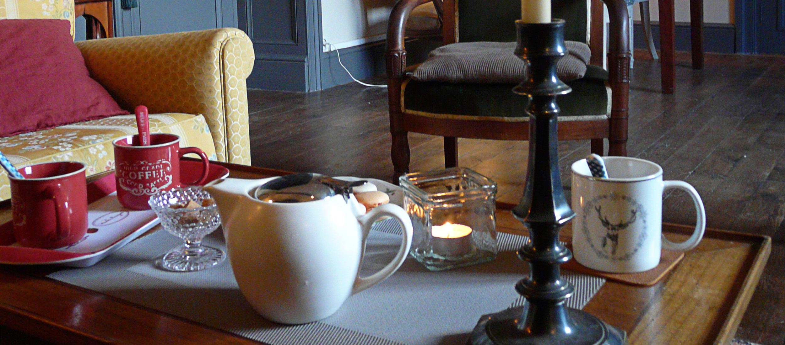 Salon petit déjeuner | Manoir de Tregont Mab